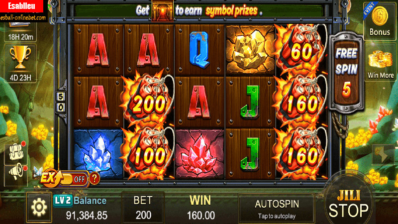 Explore Gold Rush by JILI Slot Gameplay